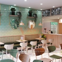 Thiết kế cửa hàng đồ uống rau má – Nam Định